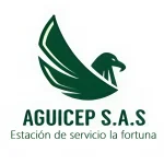 Logo de AGUICEP S.A.S, estación de servicio La Fortuna, empresa de distribución de combustibles.